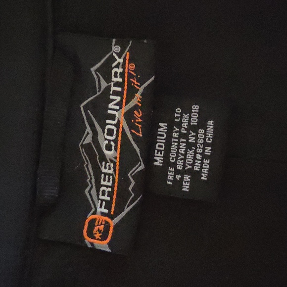 Free Country Men's Black Softshell Jacket NEW Condition - Picture 6 of 7